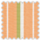 Linen, Green and Orange Stripes