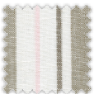 Linen, Pink, Brown and Khaki Stripes